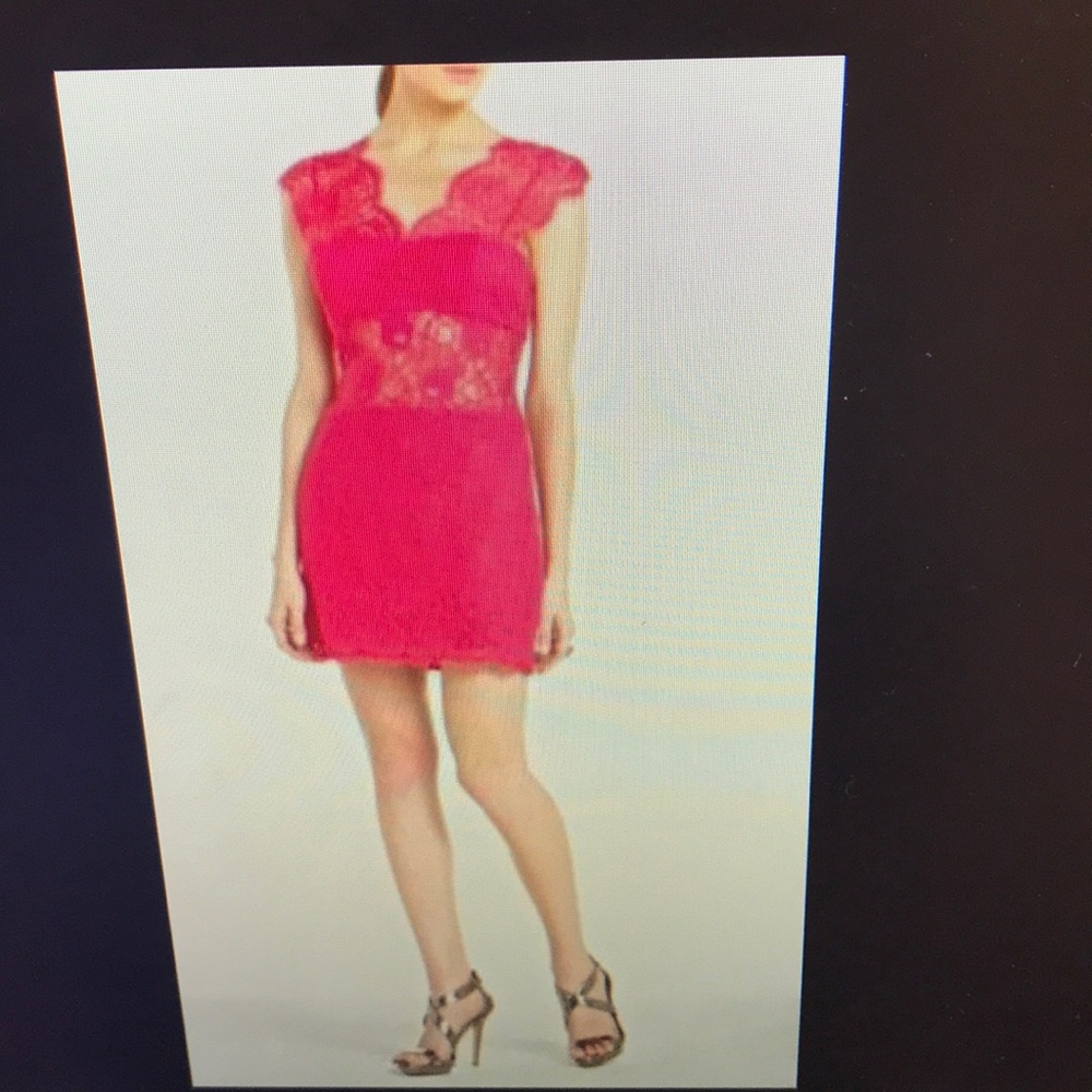 BCBG HOT PINK DRESS